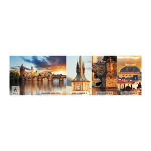 Fotótapéta Minta Standard Eco - Évszázadok óta gyönyörű - Város, Prága, Cseh Köztársaság - 100x30 cm
