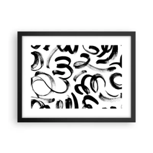 Poszter fehér keretben - Feketén-fehéren - 40x30 cm