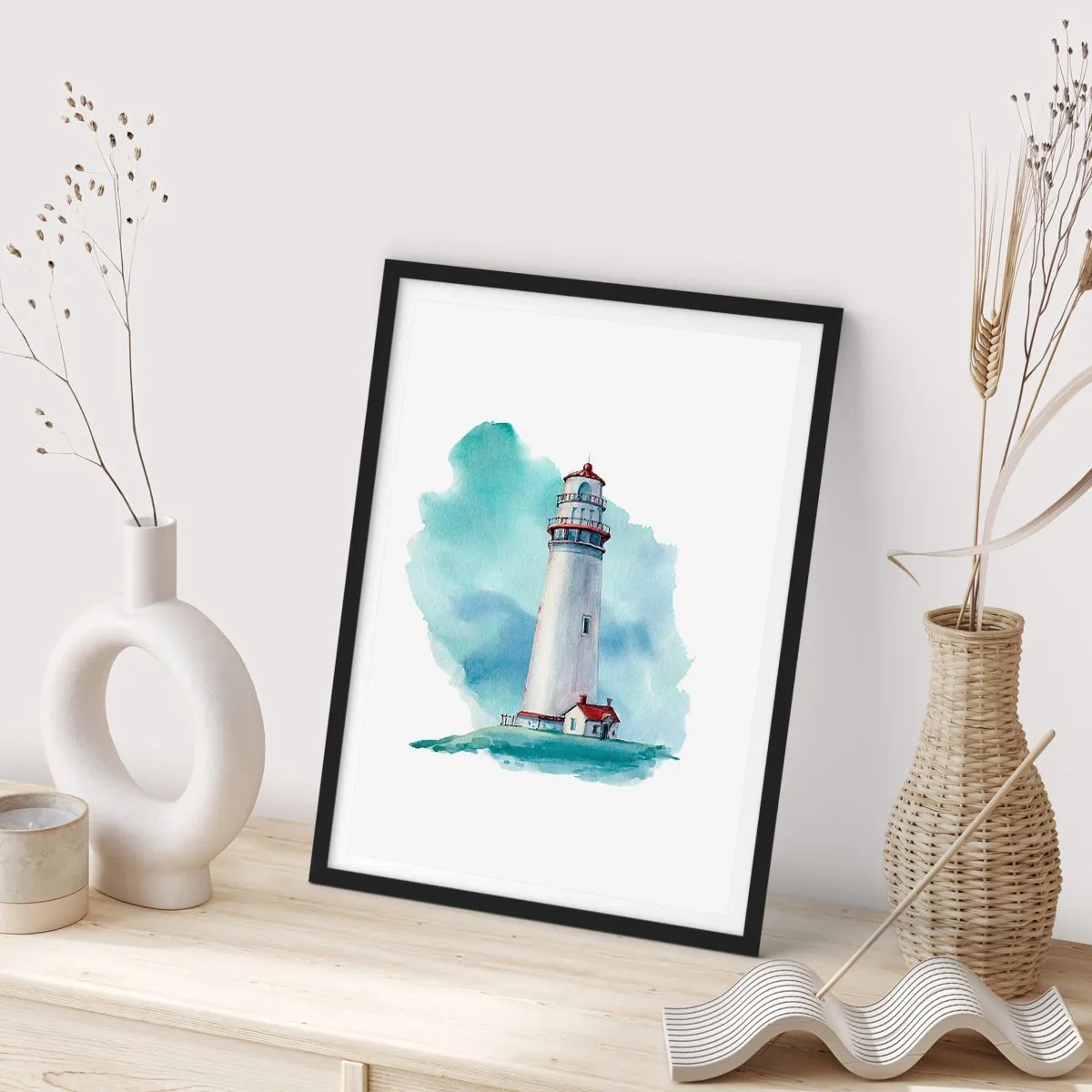 Poszter fehér keretben - A kék szelíd húga - 61x91 cm