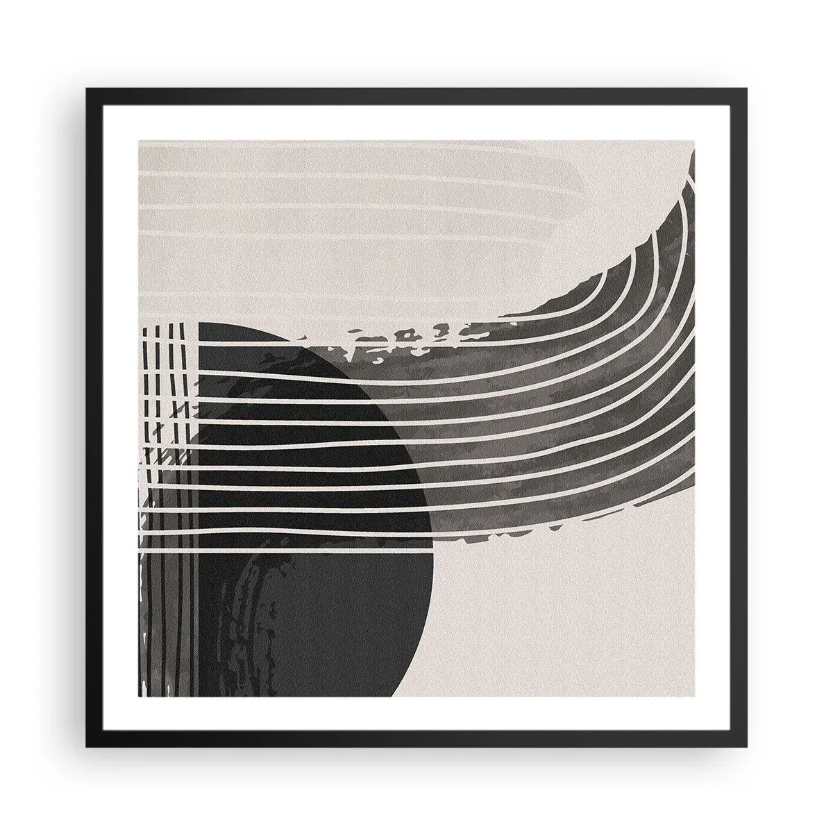 Poszter fehér keretben - Oda és vissza - 60x60 cm