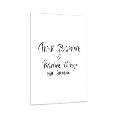 Üveg kép - Hogyan élj? - 70x100 cm