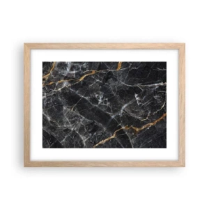 Poszter világos tölgy keretben - A kő belső élete - 40x30 cm