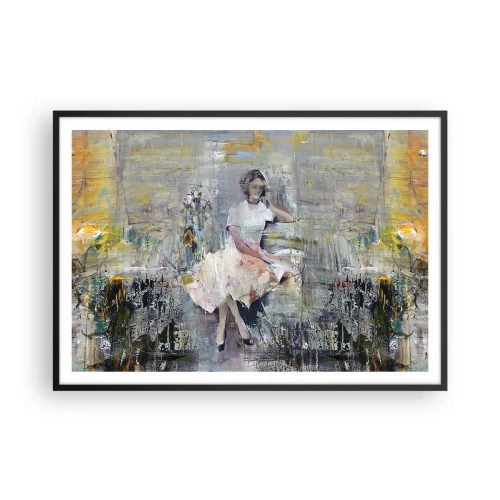 Poszter fehér keretben - Klasszikus és modern - 100x70 cm