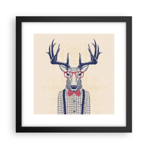 Poszter fehér keretben - Mókás extravagancia - 30x30 cm