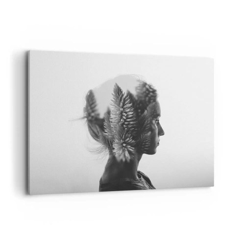 Vászonkép - A fenyőerdő hölgye - 100x70 cm