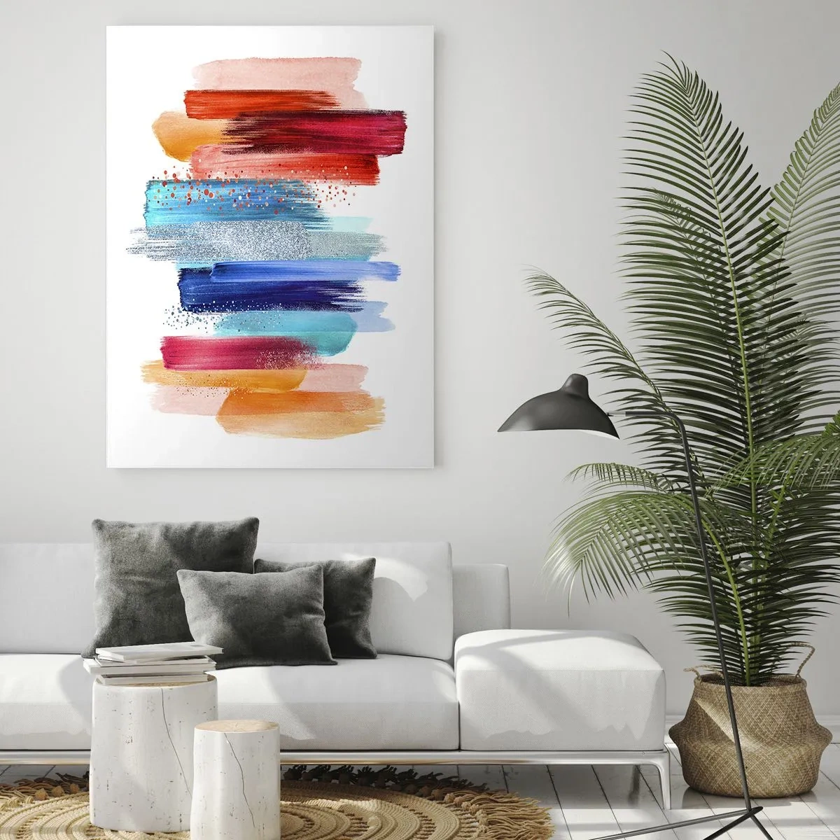 Üveg kép - Fel és le - 50x70 cm