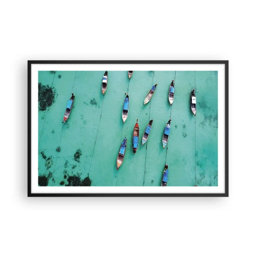 Poszter fehér keretben - Örömteli várakozásban - 91x61 cm