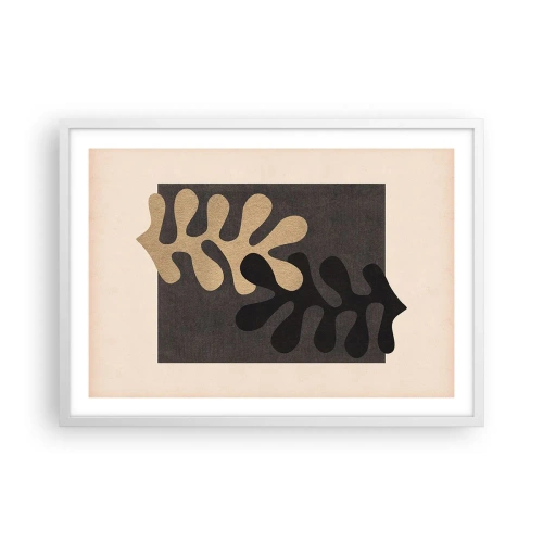 Poszter fekete keretben - Hiány és kiegészítés - 70x50 cm