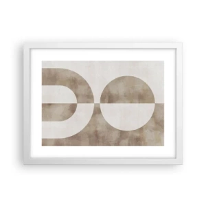 Poszter fekete keretben - Hasonlóságok és különbségek - 40x30 cm