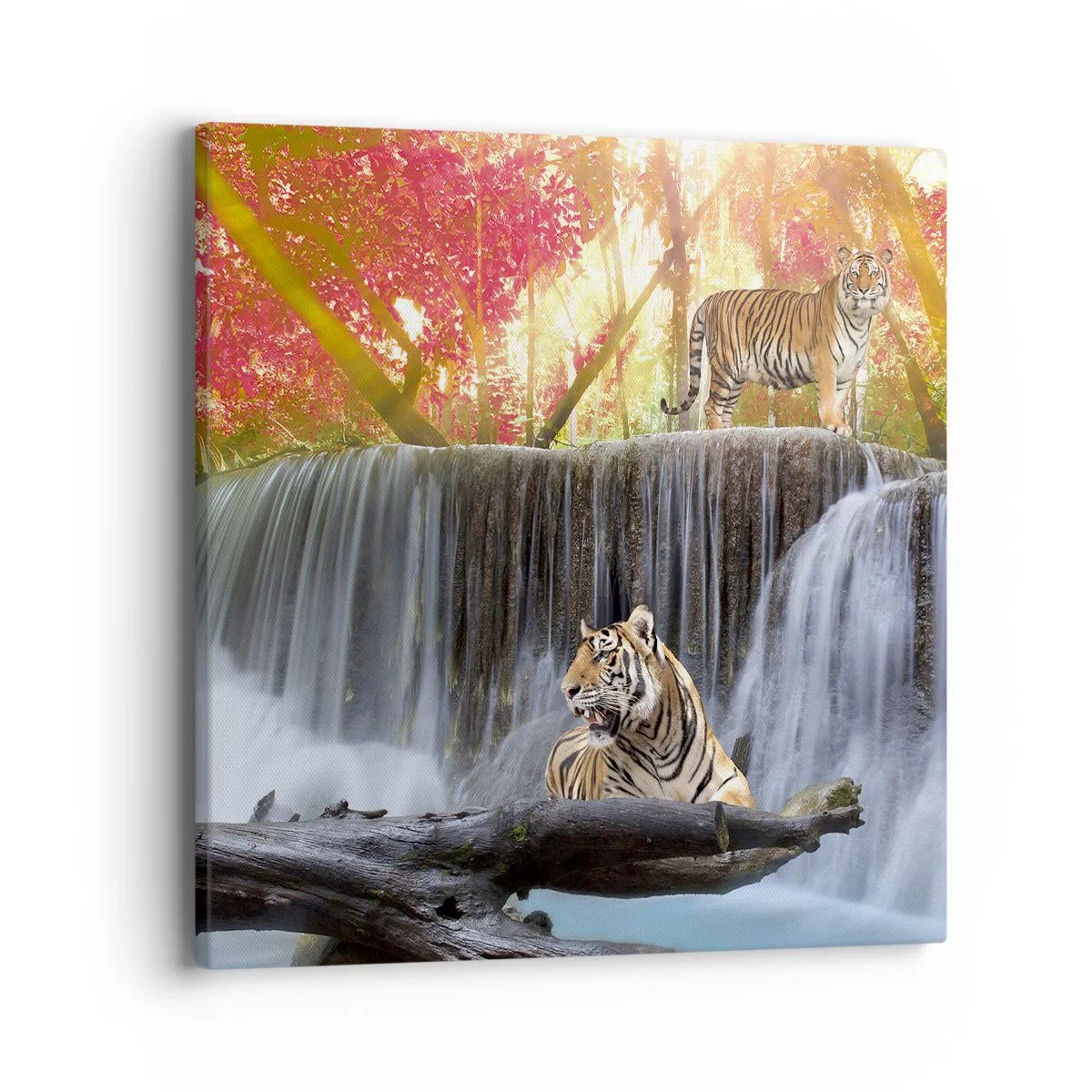 Vászonkép - Szürreális táj    - 40x40 cm