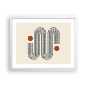 Poszter fekete keretben - Elejétől végéig - 50x40 cm