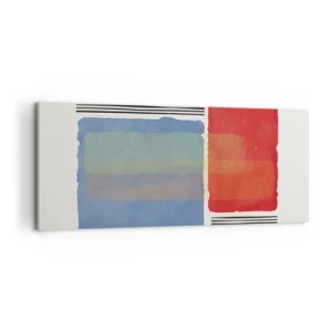 Vászonkép - A geometria szelleme és betűje - 120x50 cm