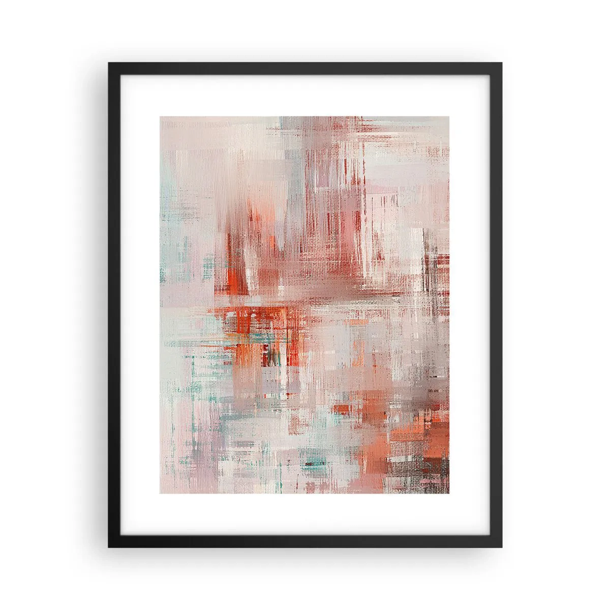 Poszter fehér keretben - Ködös. De rózsaszín - 40x50 cm