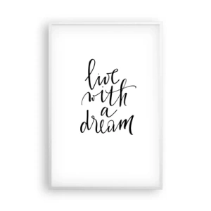 Poszter fekete keretben - Természetesen - 61x91 cm