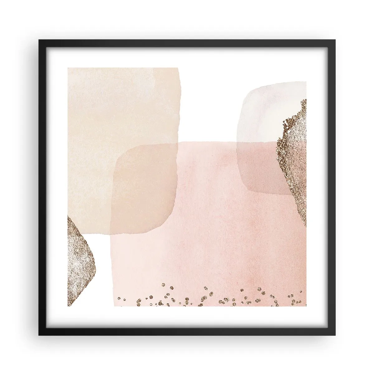 Poszter fehér keretben - Egy pillantás a színeken keresztül - 50x50 cm