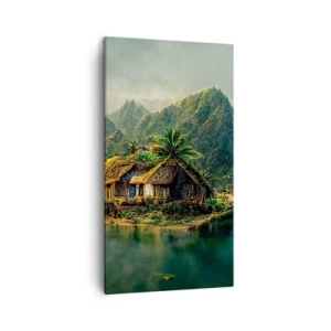 Vászonkép - Trópusi paradicsom - 45x80 cm