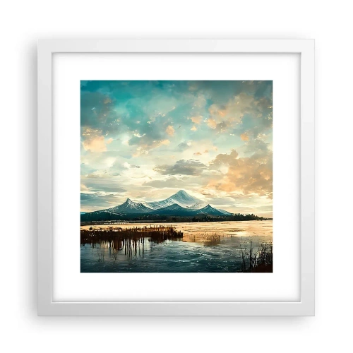 Poszter fekete keretben - Az ég védelme alatt - 30x30 cm