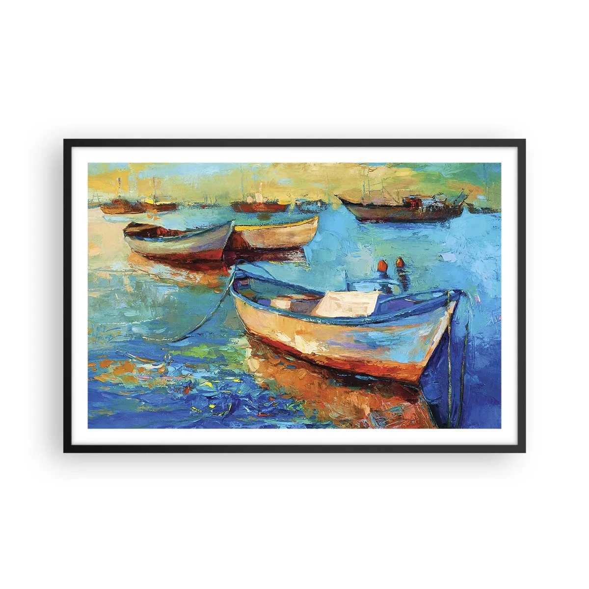 Poszter fehér keretben - A déli öbölben - 91x61 cm