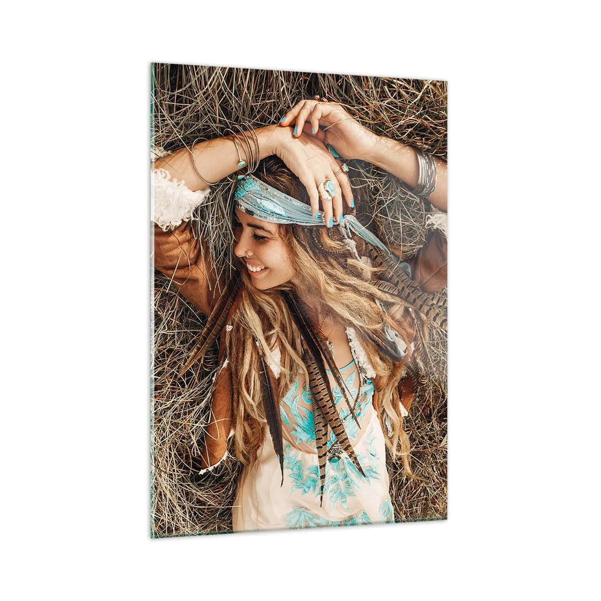 Üveg kép - Útban a szerelem nyara felé - 50x70 cm