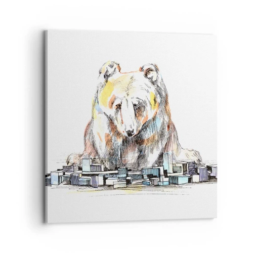 Vászonkép - Hogy lehet így élni? - 70x70 cm