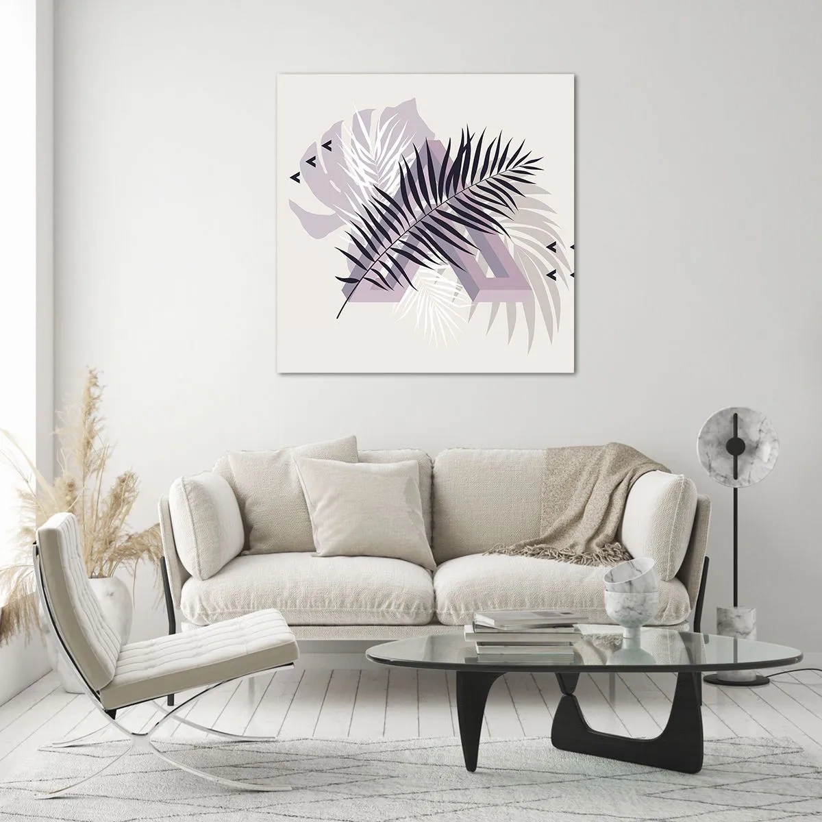 Üveg kép - Az árnyék árnyéka - 70x70 cm