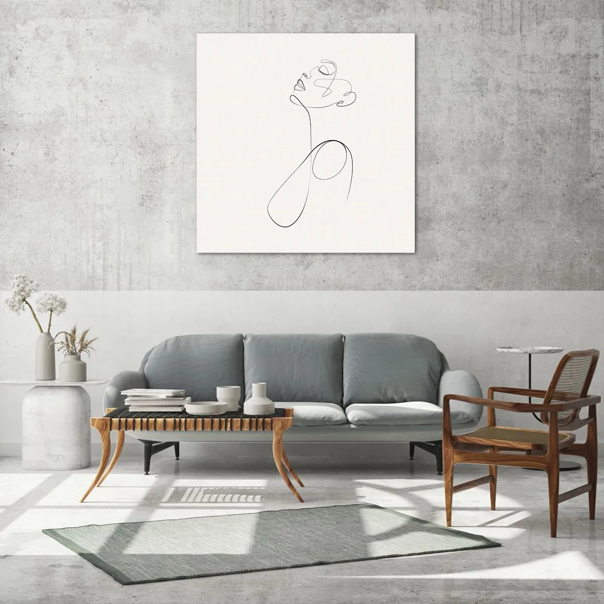 Üveg kép - Álmokban hurkolt - 60x60 cm