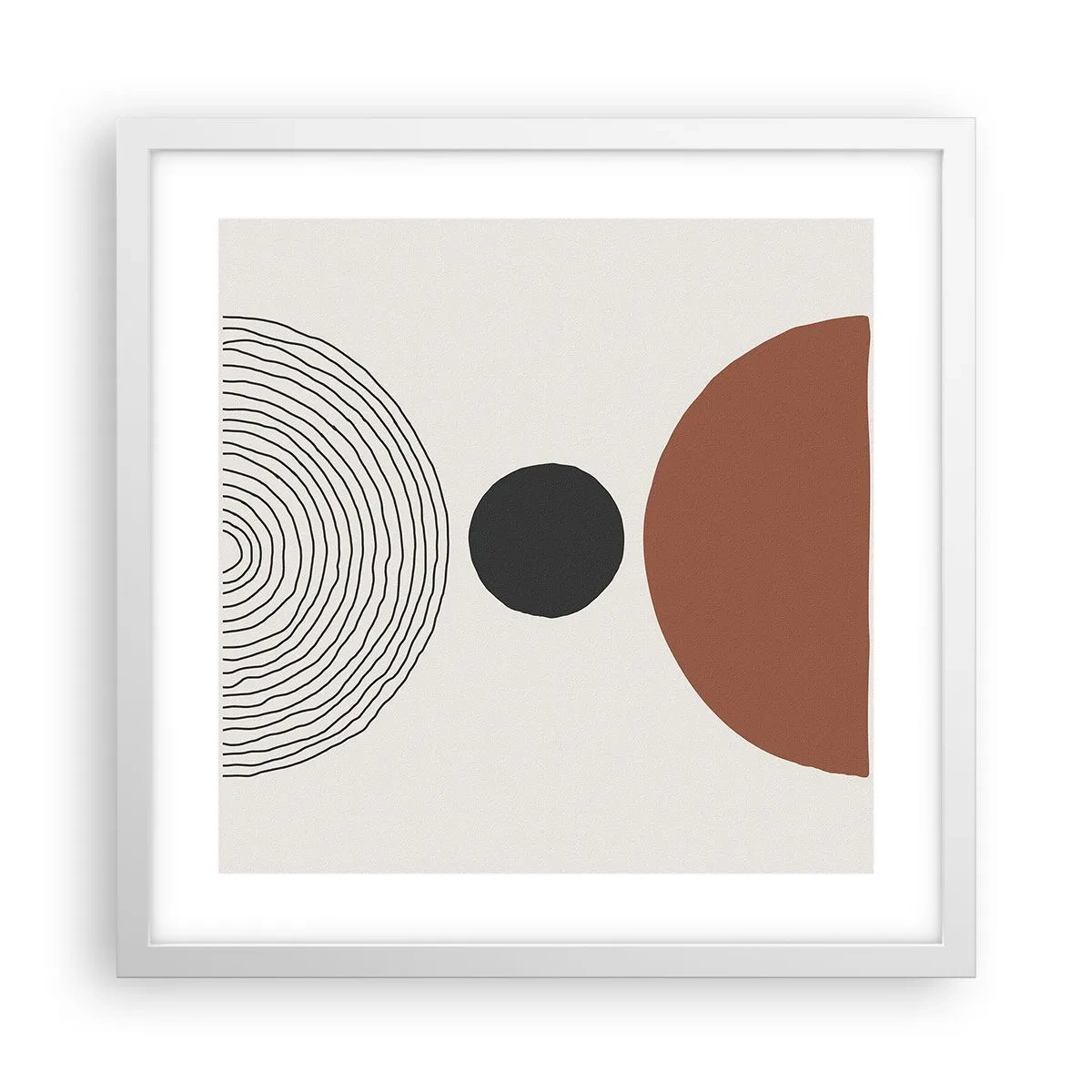 Poszter fekete keretben - A figyelem középpontjában - 40x40 cm