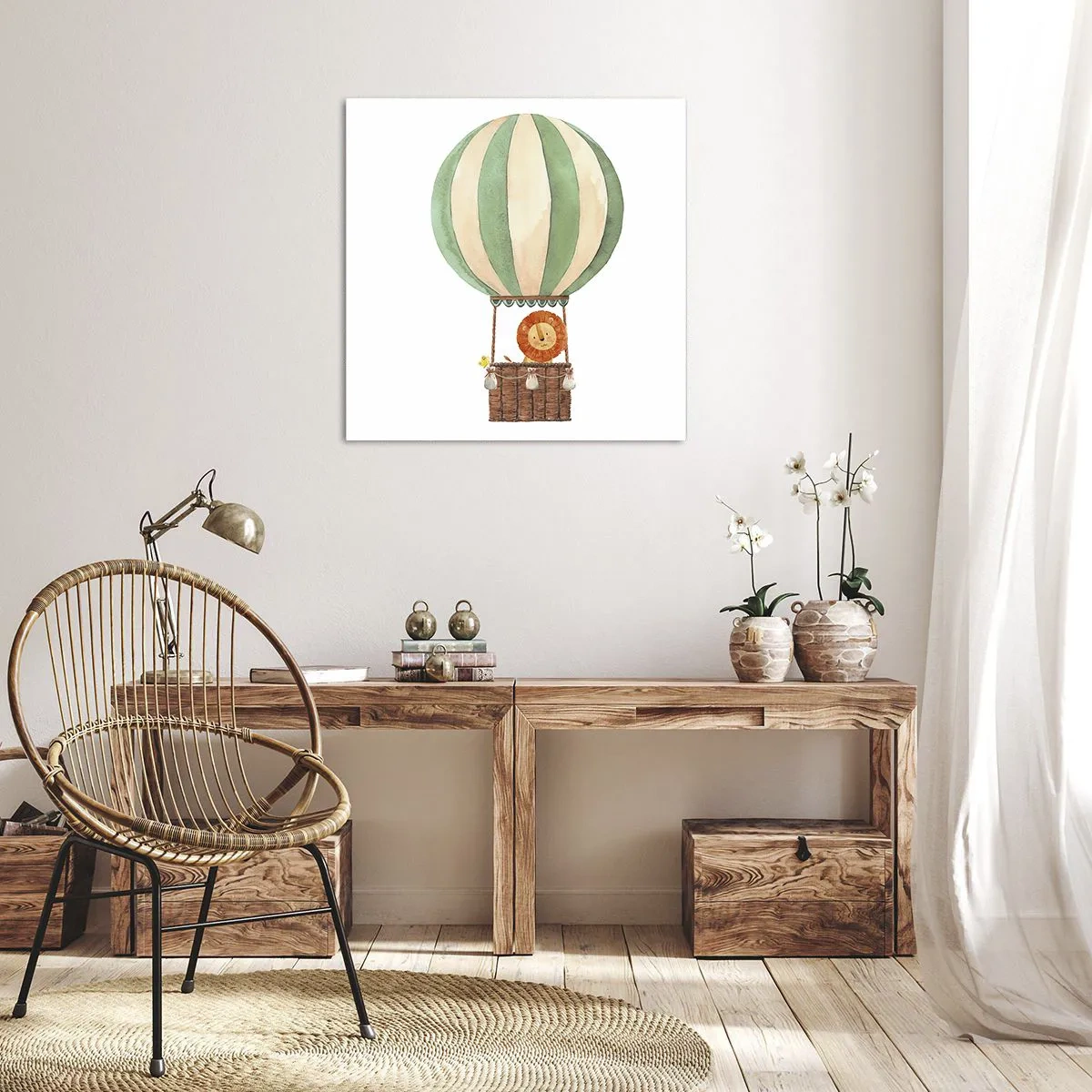 Vászonkép - Leon utazásai - 40x40 cm