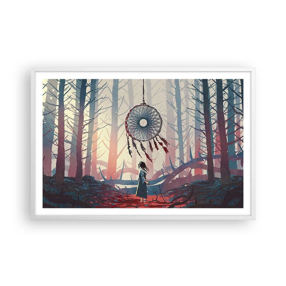 Poszter fekete keretben - A boldogság titkos rituáléja - 91x61 cm