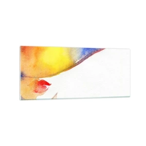 Üveg kép - Egy hölgy portréja    - 120x50 cm