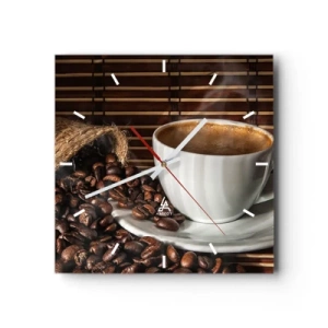 Falióra, Óra - A szén feketesége, a borostyán tisztasága - 40x40 cm