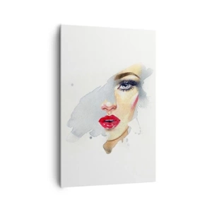 Vászonkép - Egy vízcsepp tükörkép  - 80x120 cm