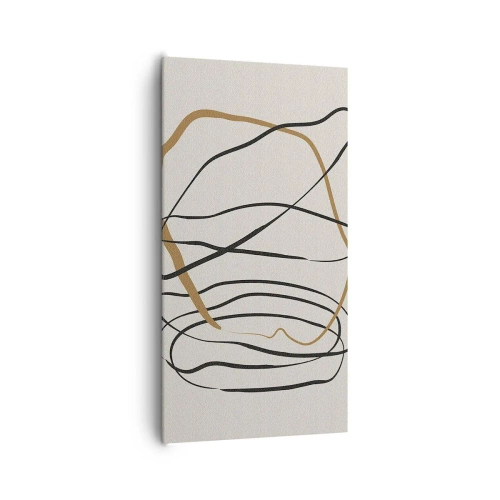 Vászonkép - Kompozíció - birtokló tánc - 65x120 cm