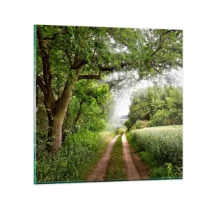 Üveg kép - Et in Arcadia ego - 50x50 cm