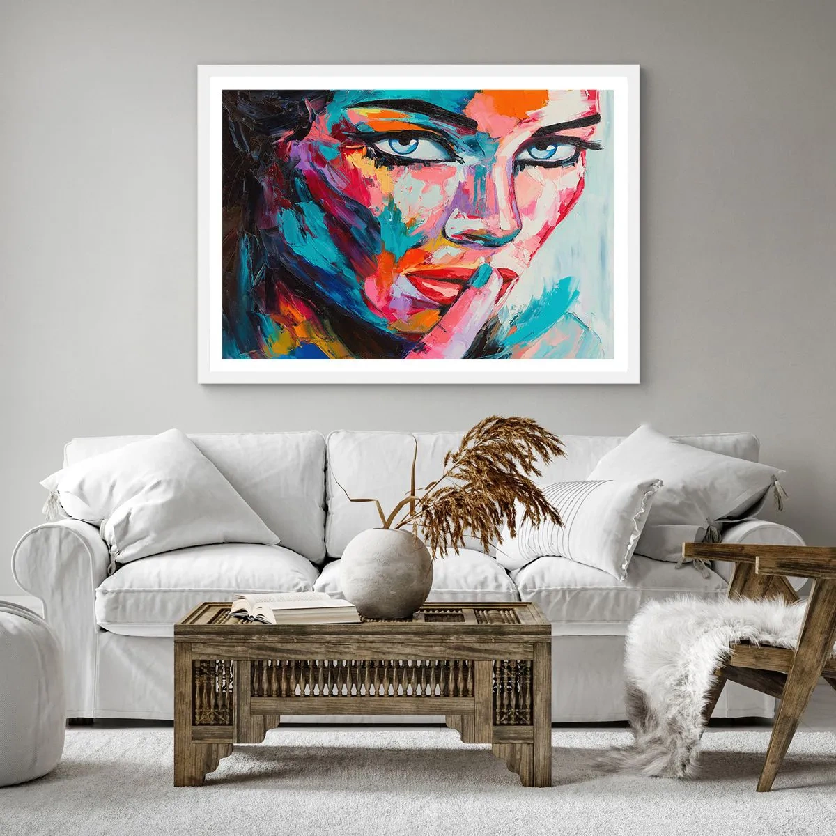 Poszter fekete keretben - Az első titkunk - 60x60 cm