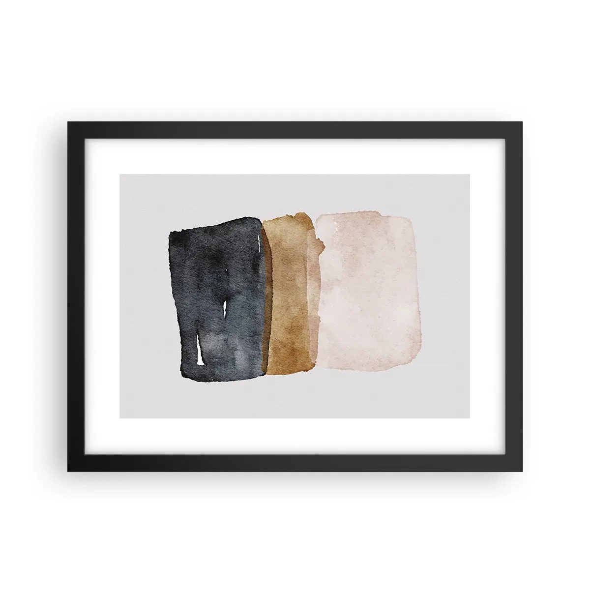 Poszter fehér keretben - A föld színeinek kompozíciója - 40x30 cm