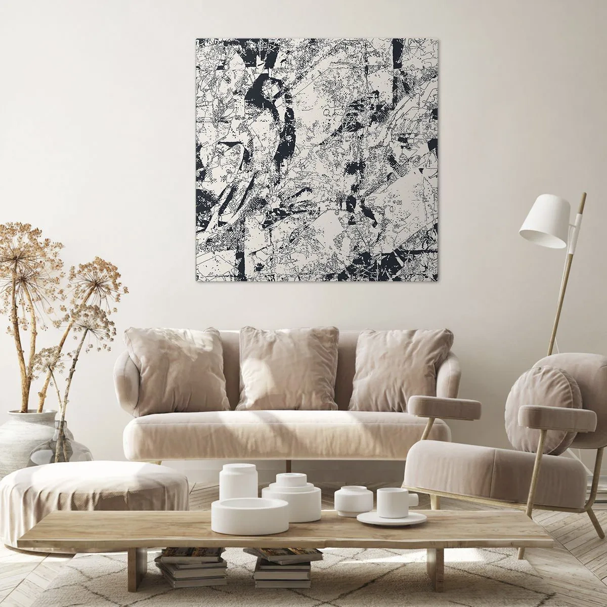 Vászonkép - Az ellentétek egymásba fonódása - 40x40 cm