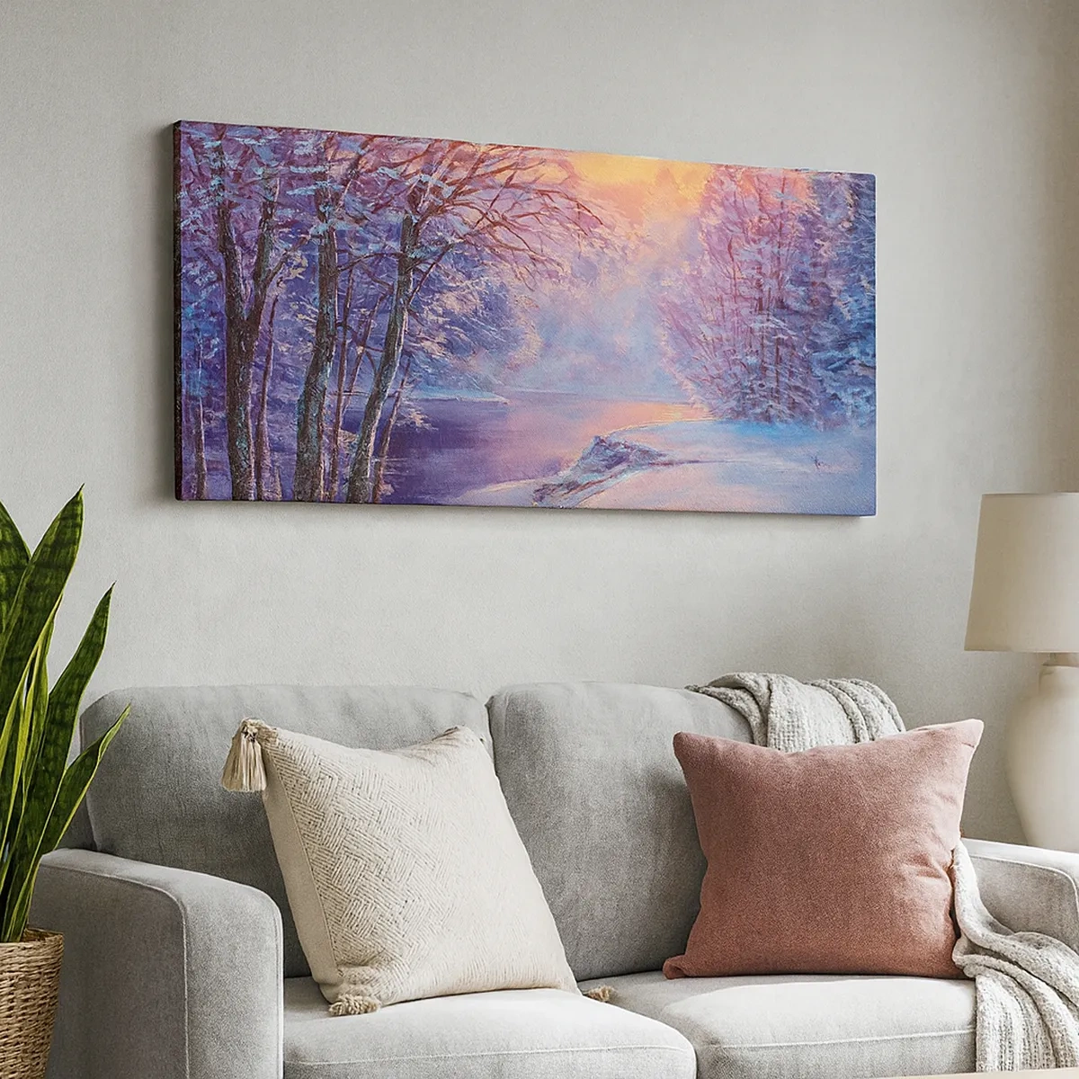 Vászonkép - A tél árnyalatai - 30x30 cm