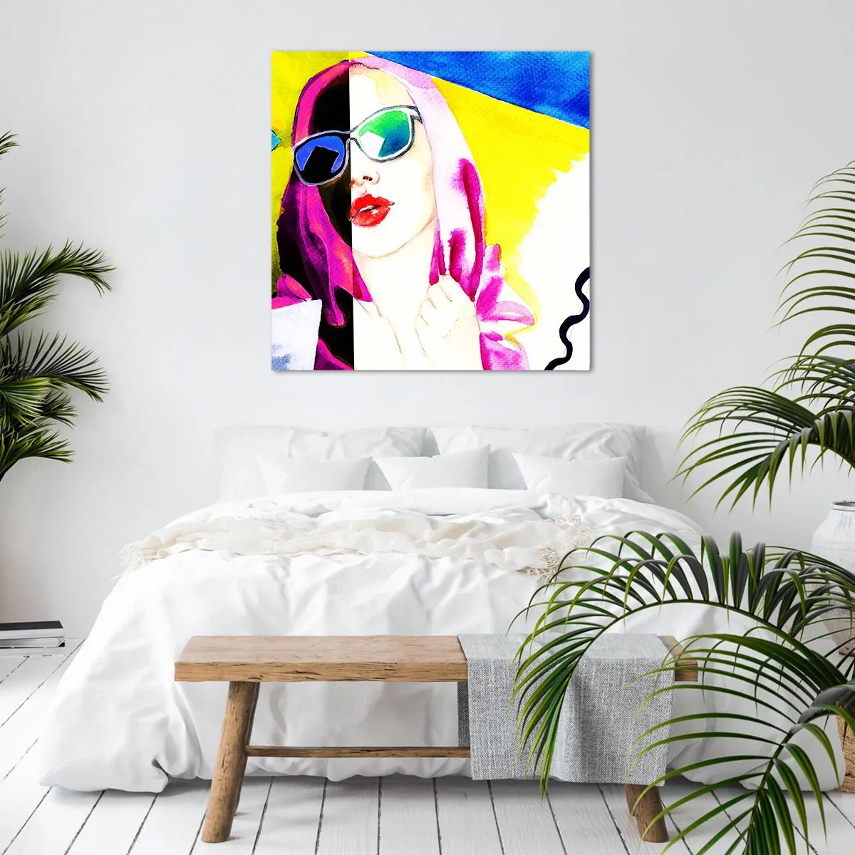 Vászonkép - Nem vagyok fehér és nem vagyok fekete - 30x30 cm