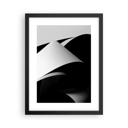 Poszter fehér keretben - Fénysíkok az árnyék mélyéről - 30x40 cm