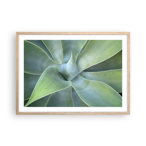 Poszter világos tölgy keretben - A zöld születése - 70x50 cm