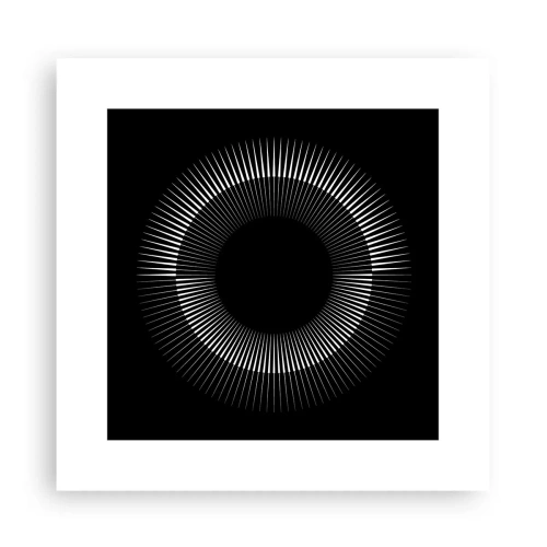 Poszter - Fekete Nap - 30x30 cm