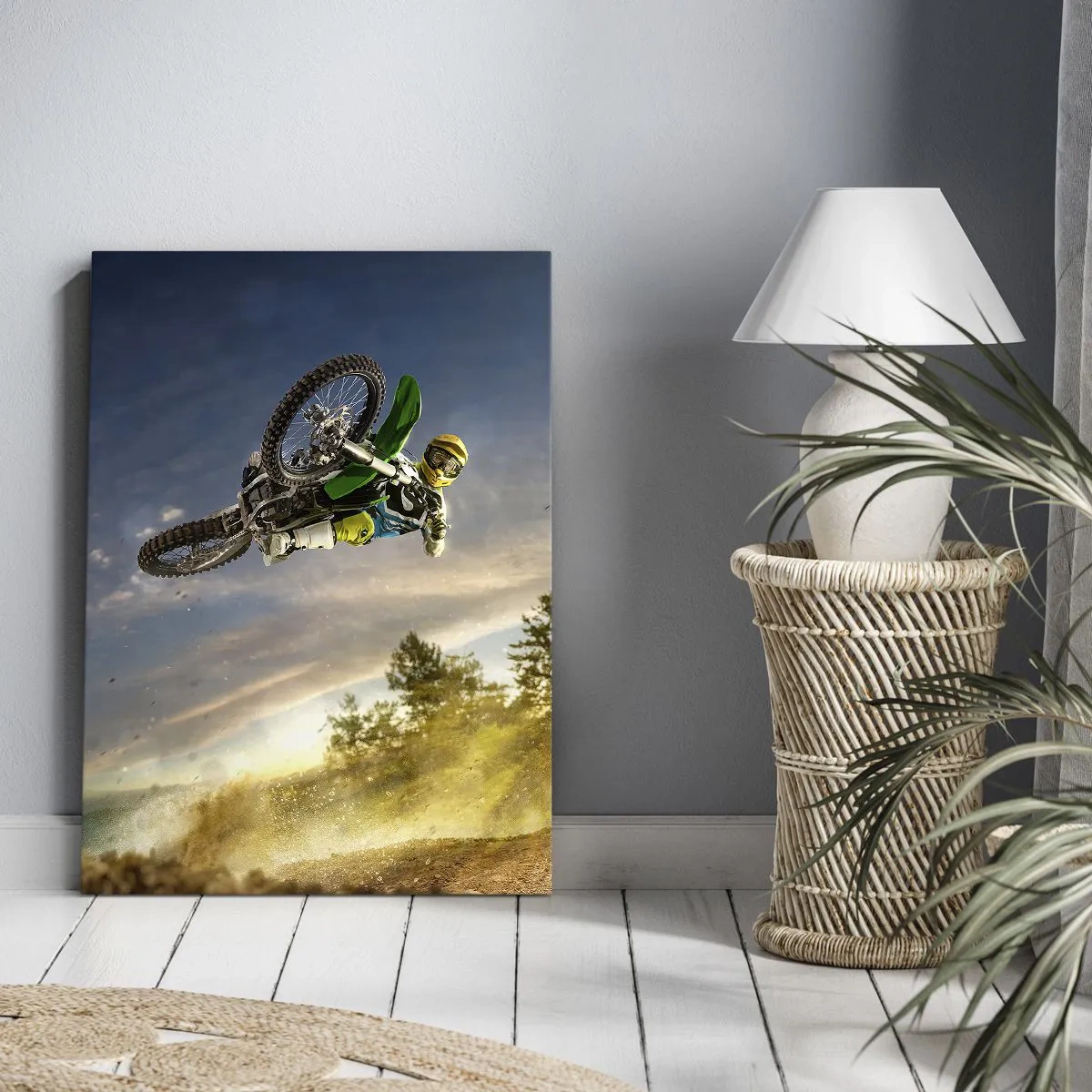 Vászonkép - Kapcsold be az érzelmeket! - 45x80 cm