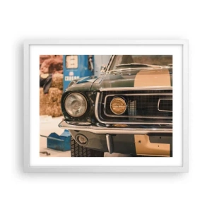 Poszter fekete keretben - Találkozás a legendával - 50x40 cm