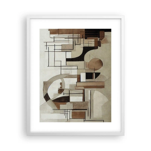 Poszter fekete keretben - Városkép 2.0 - 40x50 cm