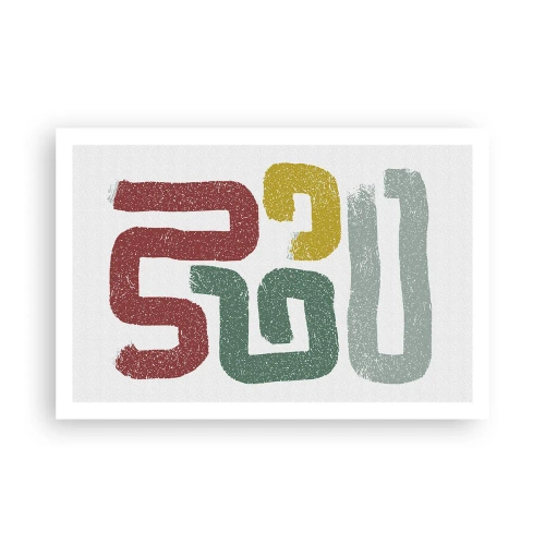 Poszter - Egy ismeretlen nyelven - 91x61 cm