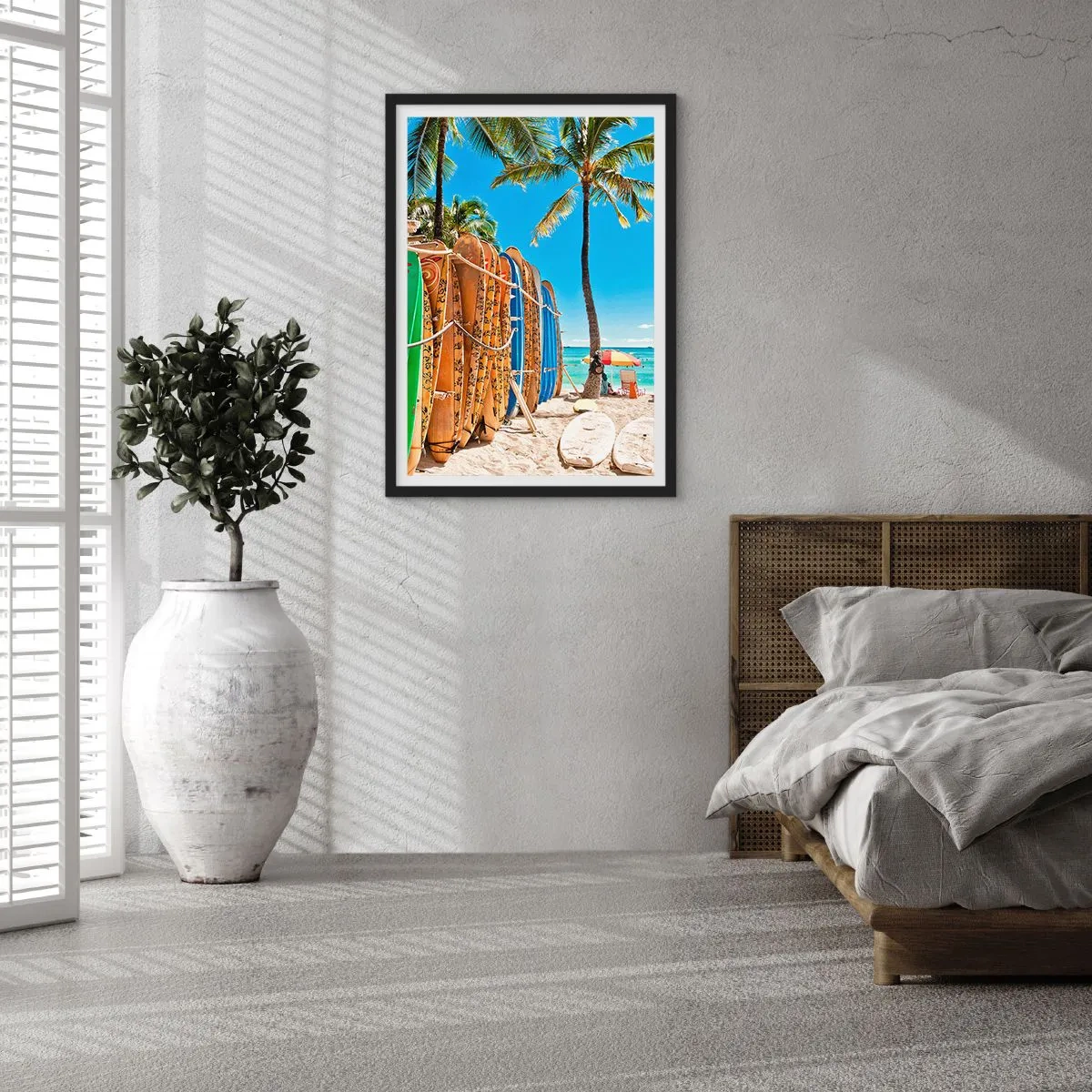 Poszter fehér keretben - Napos mulatság - 40x50 cm