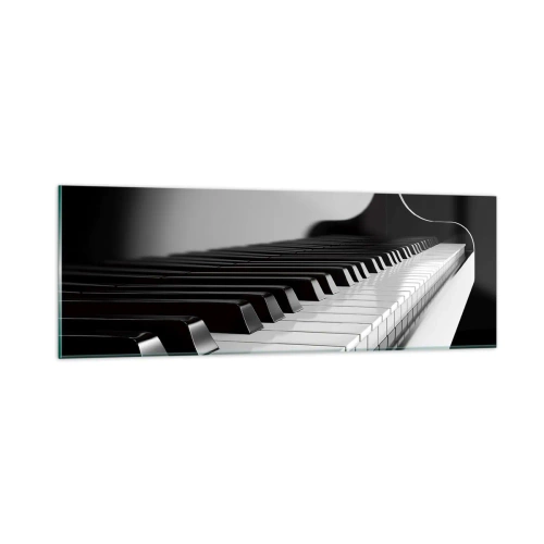 Üveg kép - A formák és színek harmóniája - 90x30 cm