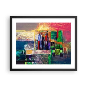 Poszter fehér keretben - Kapcsolatok és érzelmek - 50x40 cm