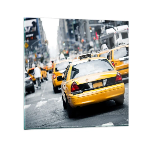 Üveg kép - Csak ebben a városban - 40x40 cm